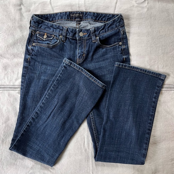 Banana Republic Low-rise Bootcut Jeans, Sz 4S - Picture 1 of 8